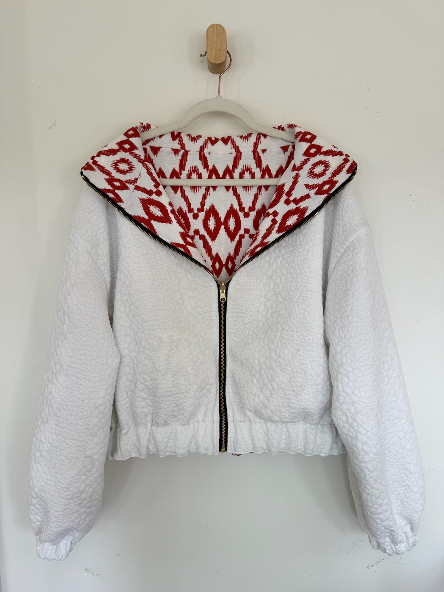 Reversible Upcycled Jacket - Cozy, Oversized & Handmade in San Diego