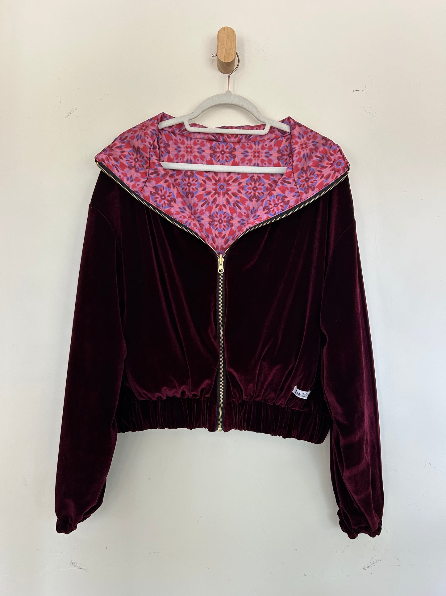 Reversible Upcycled Jacket - Cozy, Oversized & Handmade in San Diego