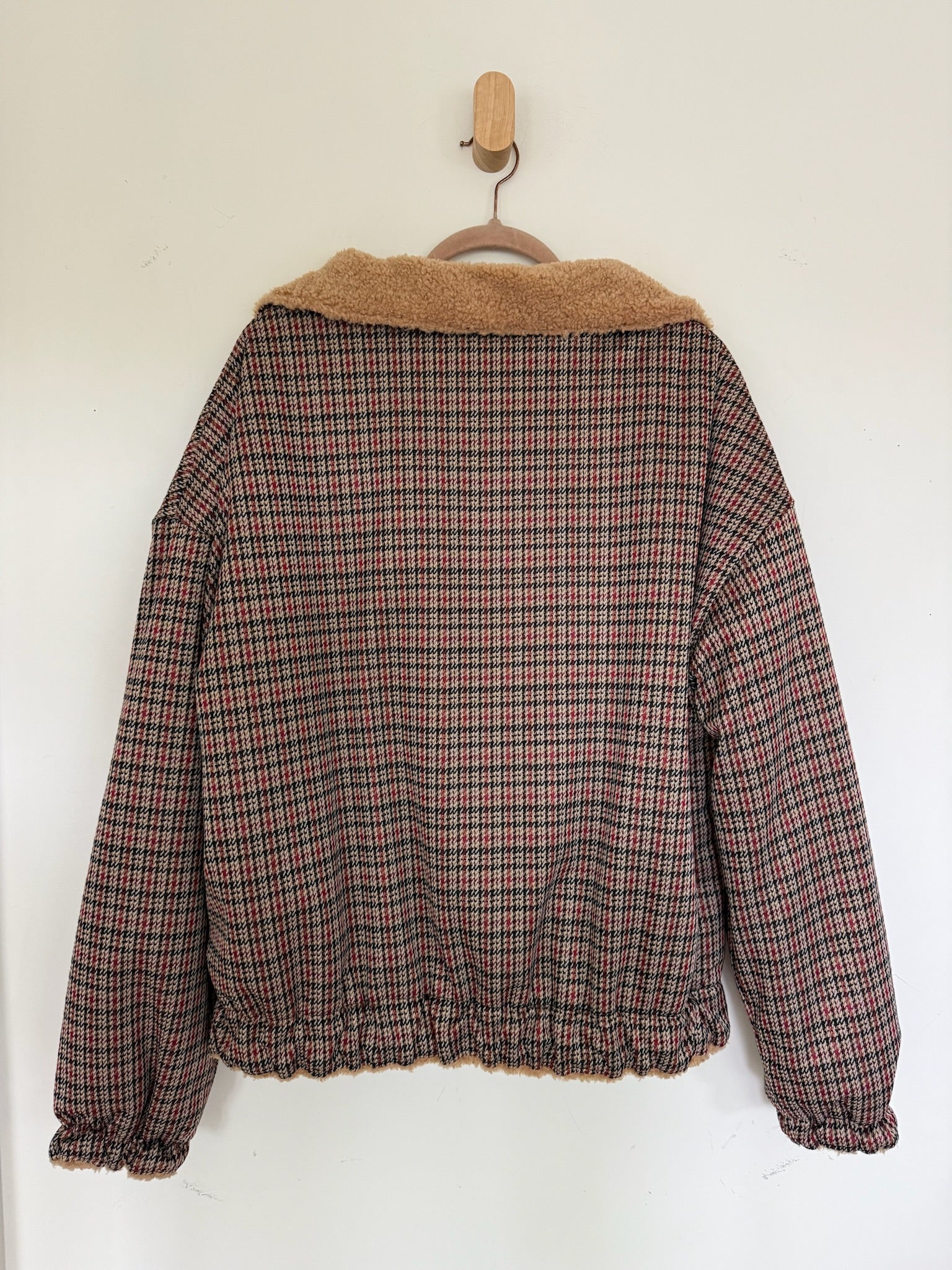 Reversible Upcycled Jacket - Cozy, Oversized & Handmade in San