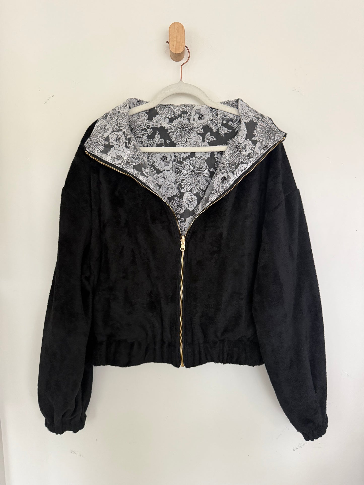 Reversible Upcycled Jacket - Cozy, Oversized & Handmade in San Diego