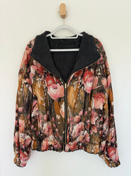 Reversible Upcycled Jacket - Cozy, Oversized & Handmade in San Diego