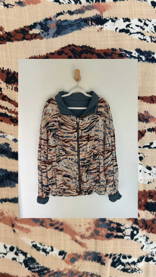 Reversible Upcycled Jacket - Cozy, Oversized & Handmade in San Diego