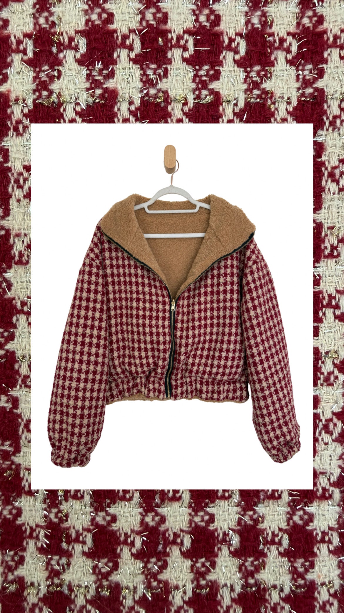 Reversible Upcycled Jacket - Cozy, Oversized & Handmade in San Diego