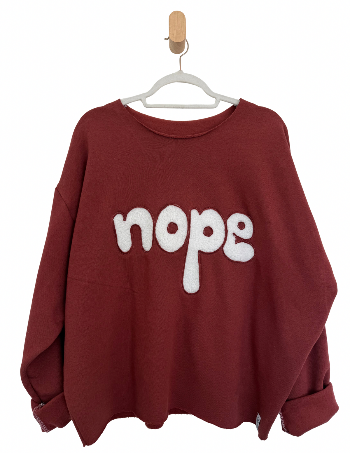 "Nope" Pullover Sweatshirt
