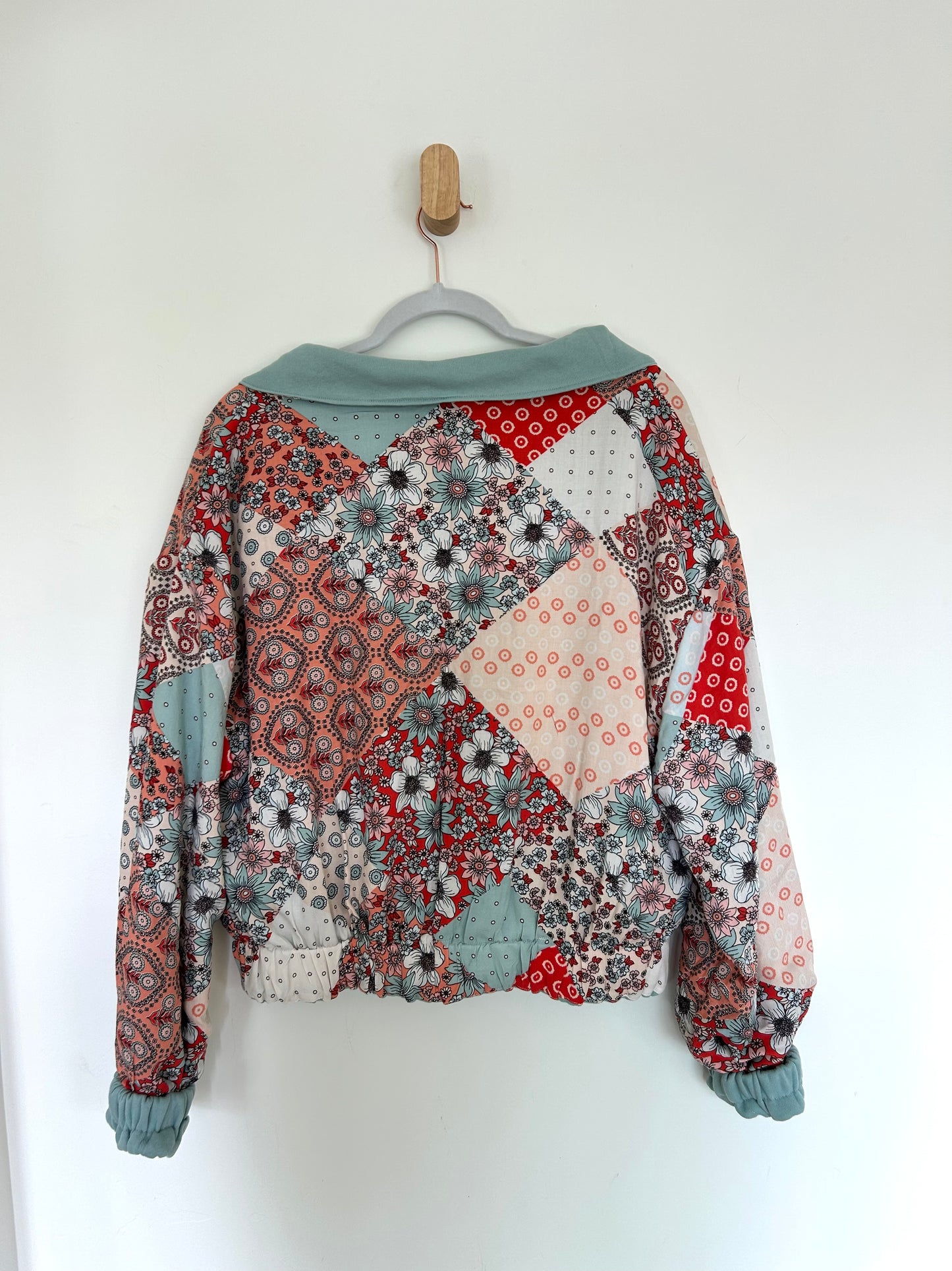 Red Quilt Reversible Jacket