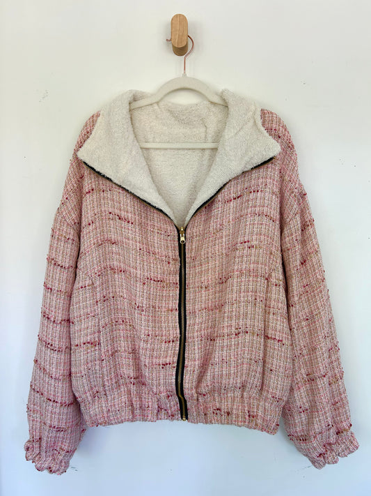 Reversible Upcycled Jacket - Cozy, Oversized & Handmade in San Diego