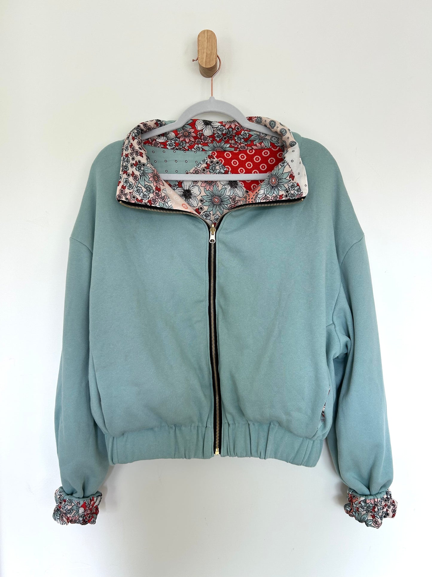 Red Quilt Reversible Jacket
