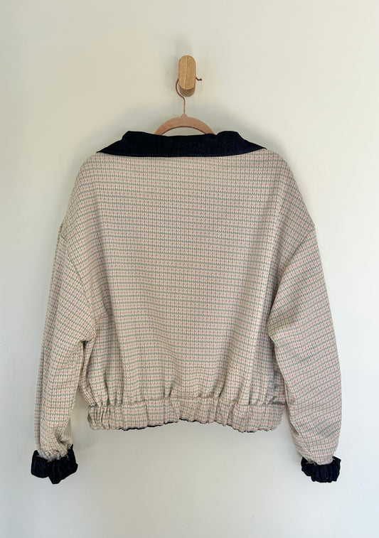 Reversible Upcycled Jacket - Cozy, Oversized & Handmade in San Diego