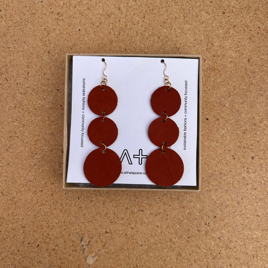 Rust Confetti Earrings