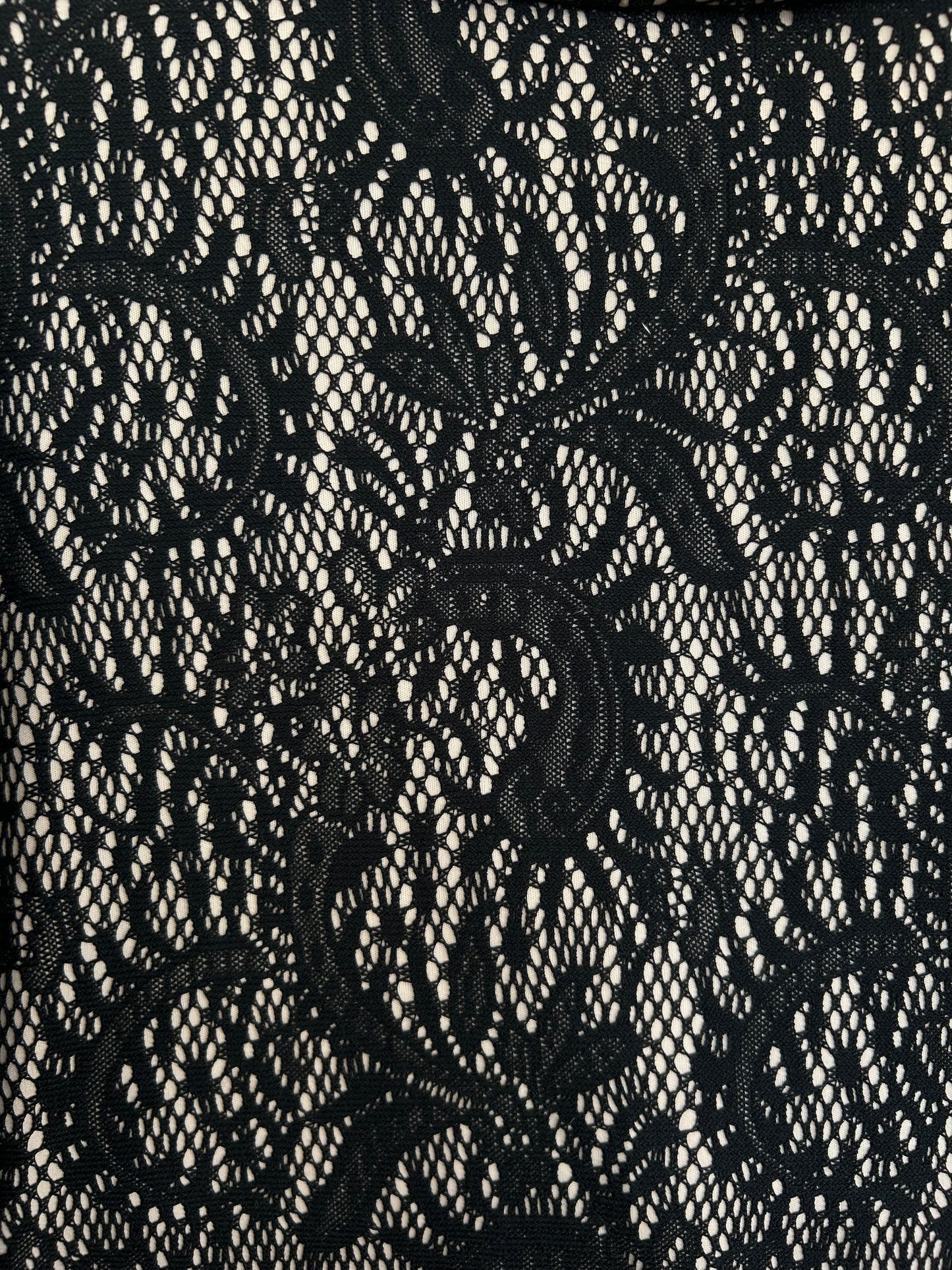 Black Lacework Reversible Jacket