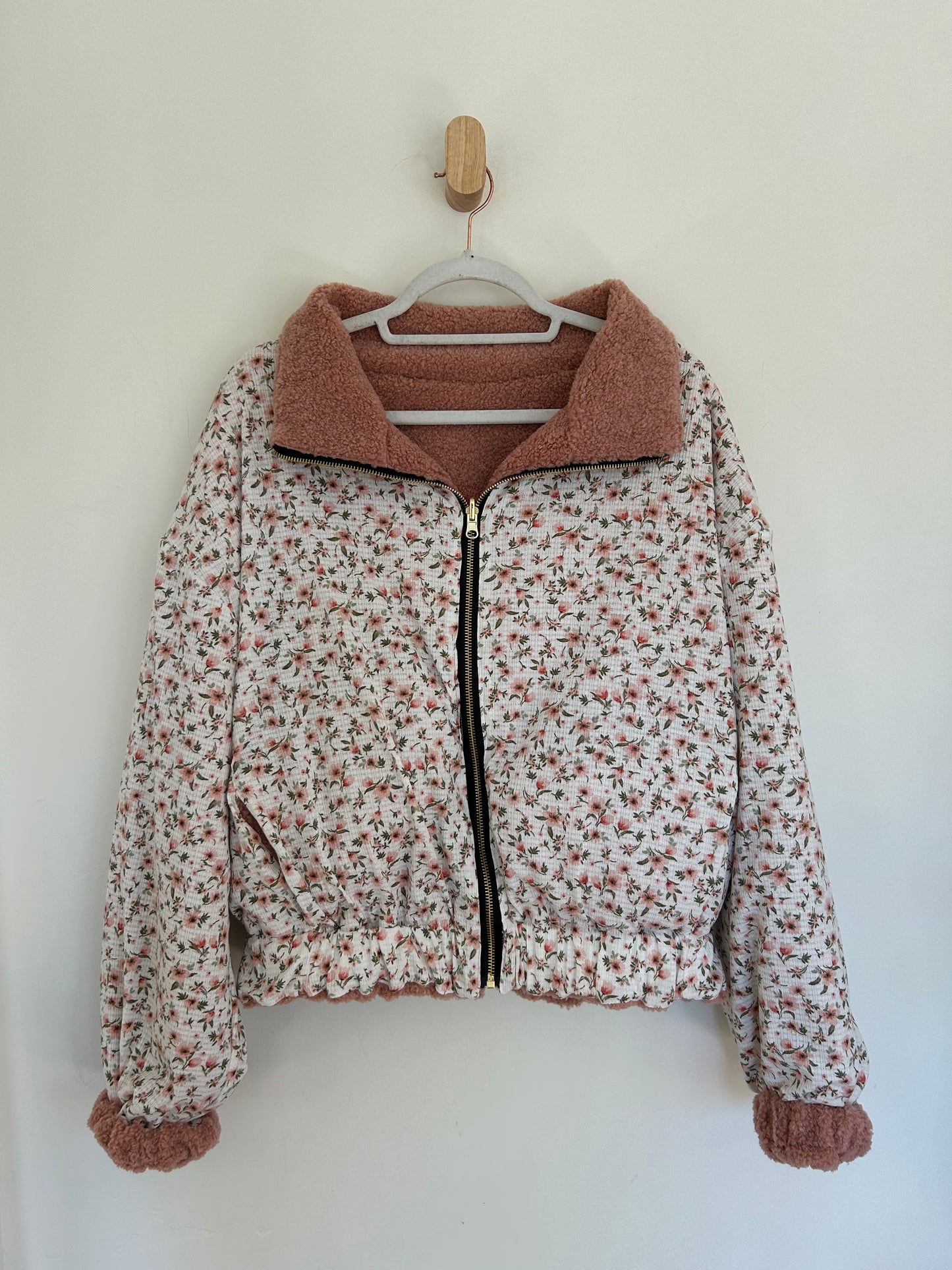 Dusty Rose Reversible Jacket