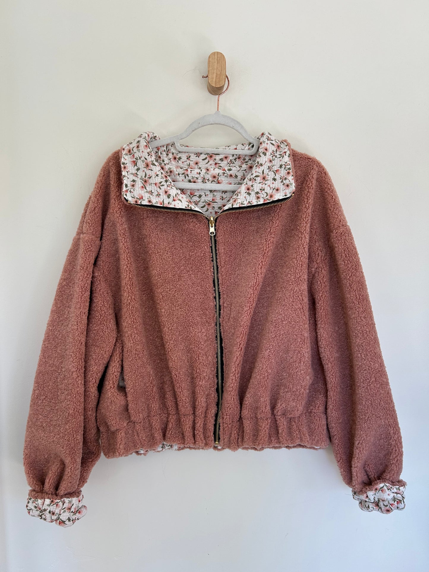 Dusty Rose Reversible Jacket