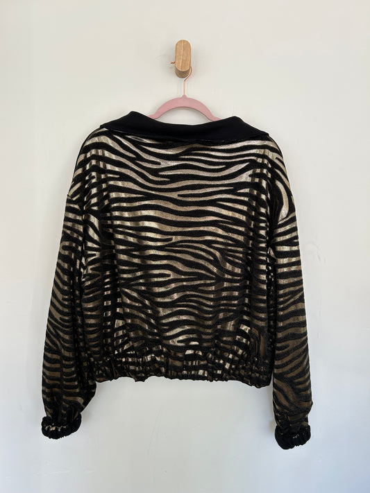 Golden Zebra Reversible Jacket