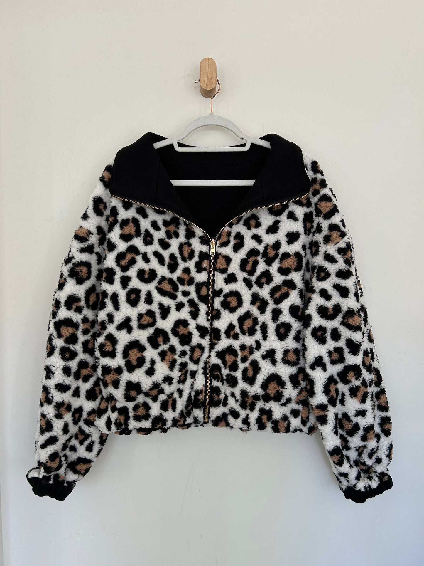 Cozy Leopard Reversible Jacket