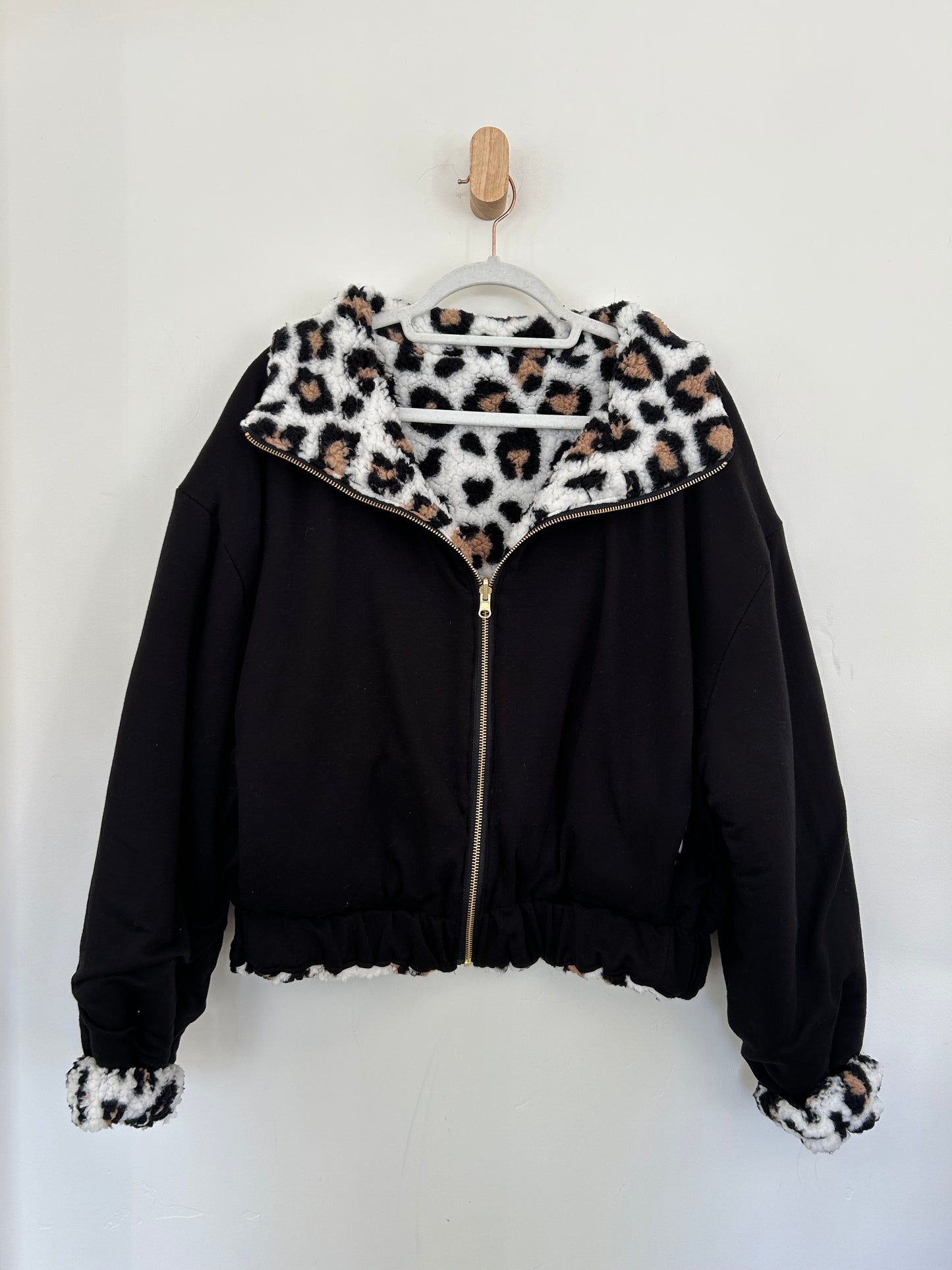 Cozy Leopard Reversible Jacket