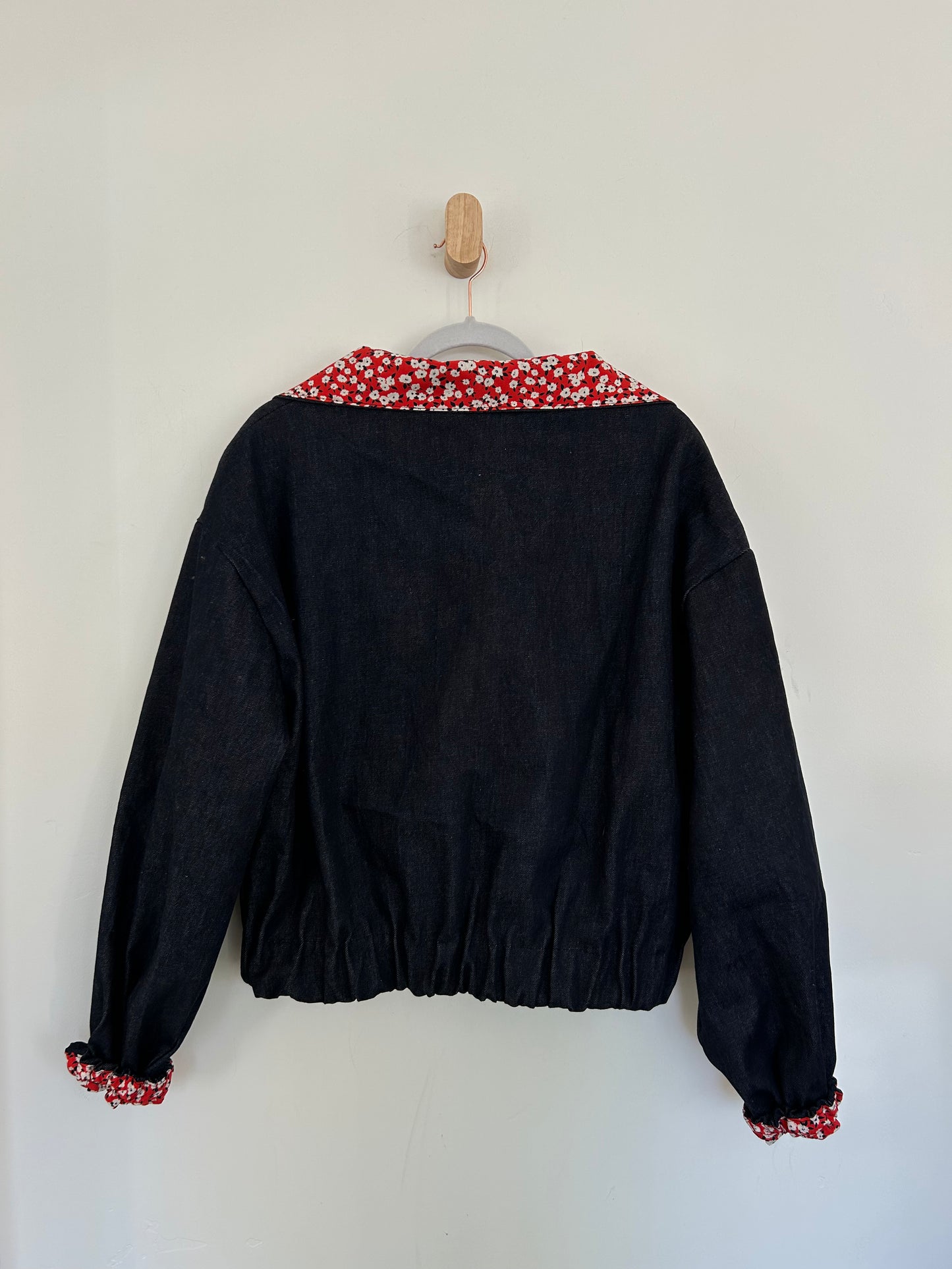 Ditsy Denim Floral Reversible Jacket