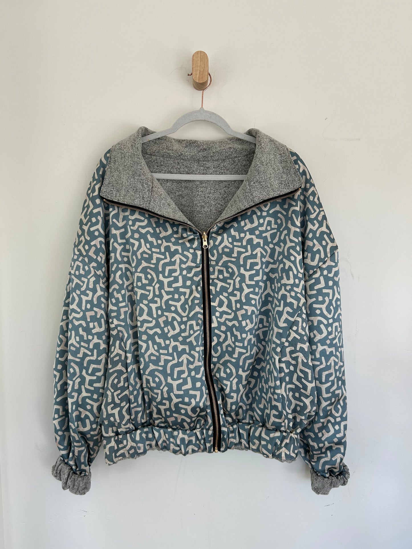 Sea Blue Reversible Jacket