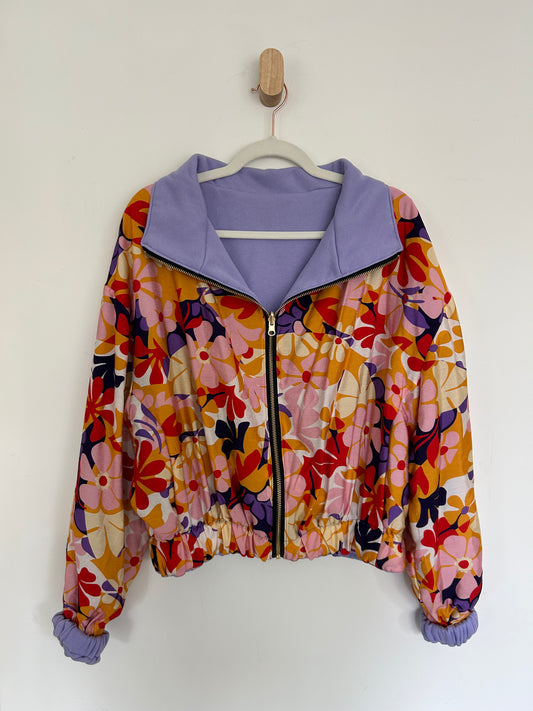 Retro Floral Reversible Jacket
