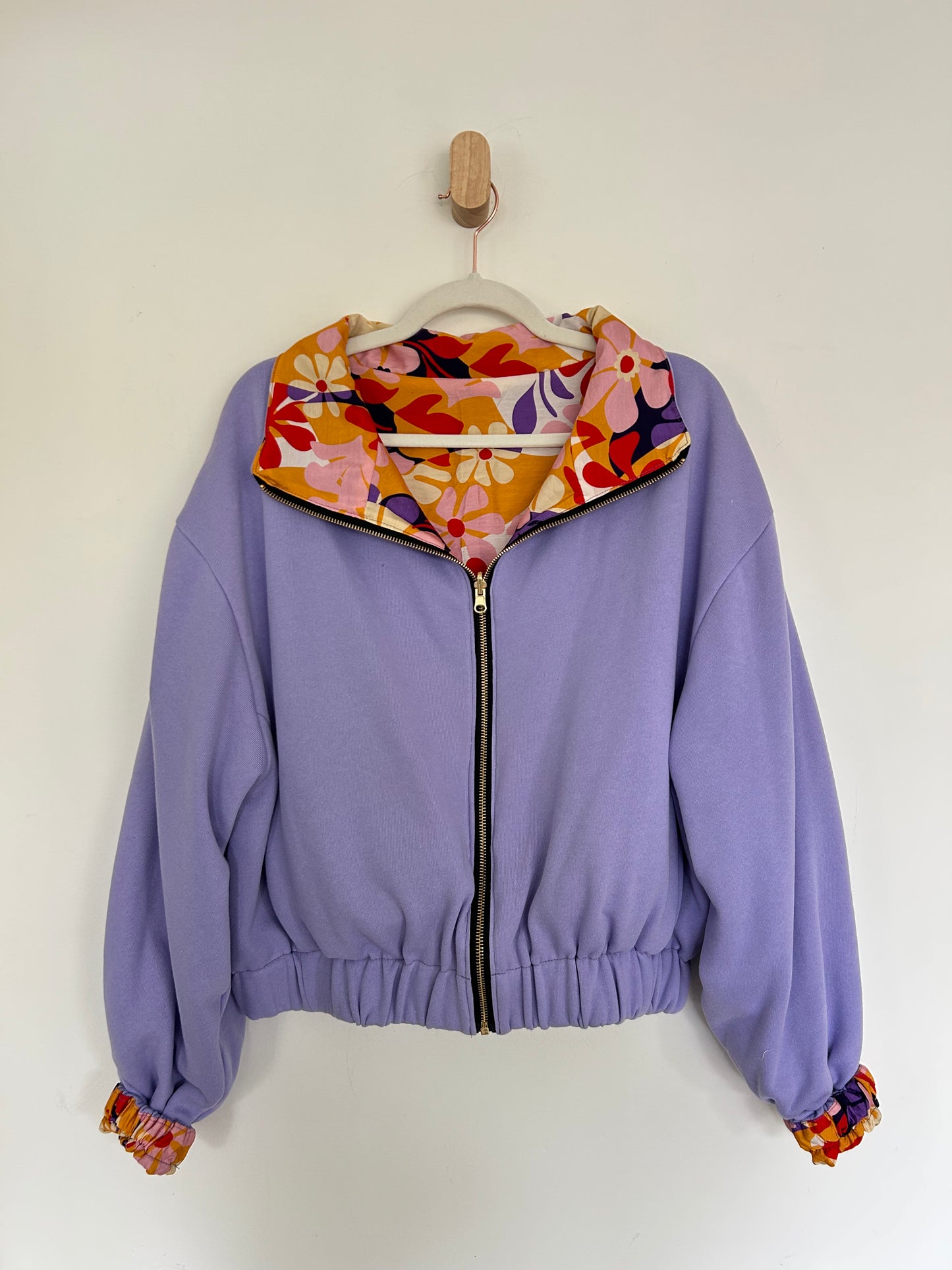 Retro Floral Reversible Jacket