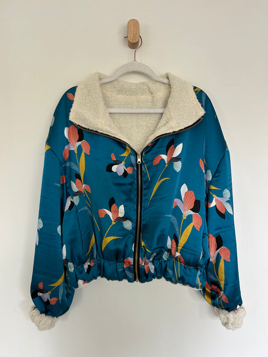 Silk Iris Reversible Jacket