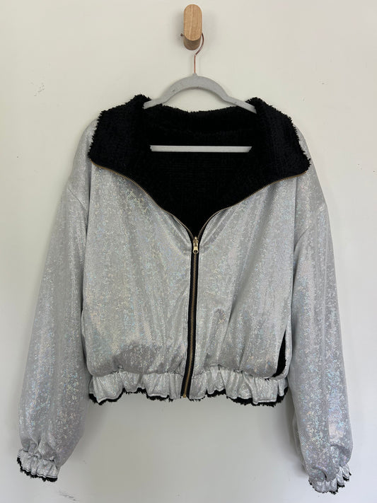 Reversible Upcycled Jacket - Cozy, Oversized & Handmade in San Diego
