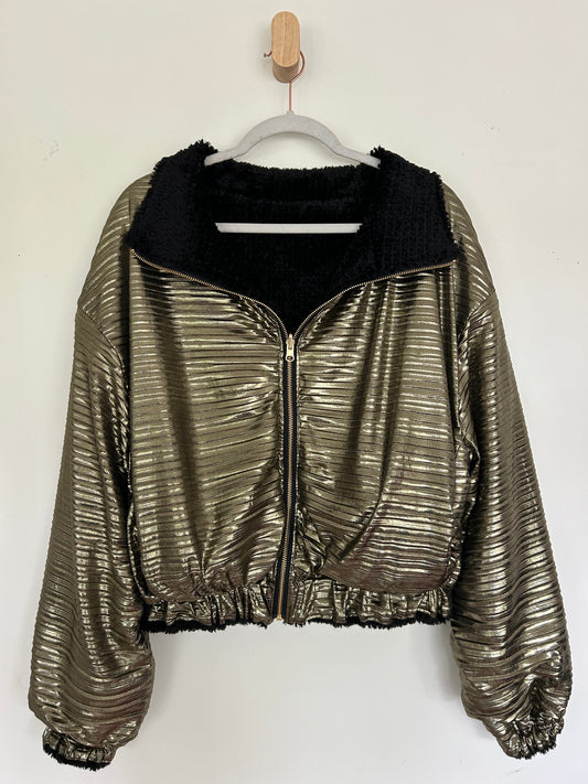 Reversible Upcycled Jacket - Cozy, Oversized & Handmade in San Diego