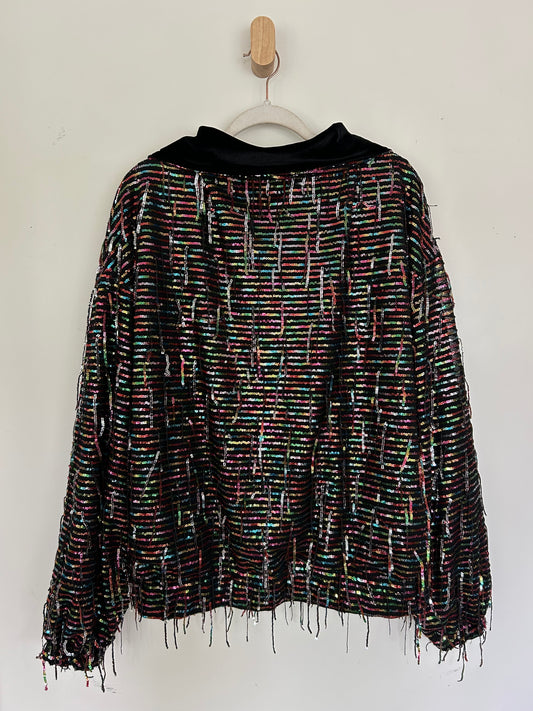 Reversible Upcycled Jacket - Cozy, Oversized & Handmade in San Diego
