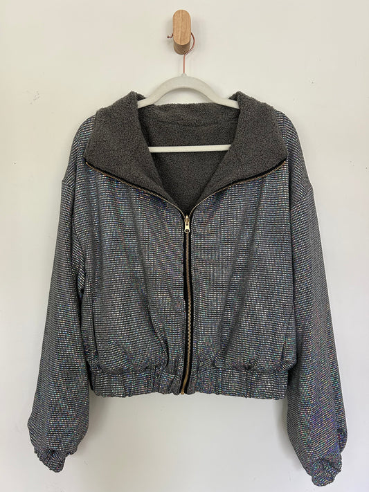 Reversible Upcycled Jacket - Cozy, Oversized & Handmade in San Diego