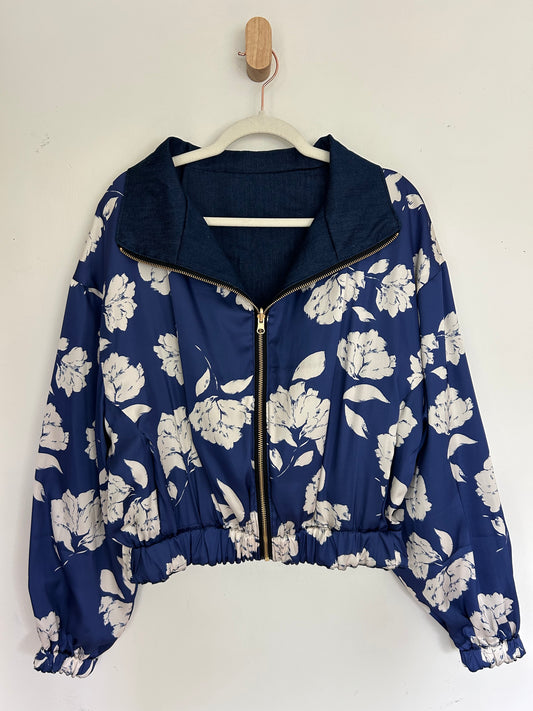 Reversible Upcycled Jacket - Cozy, Oversized & Handmade in San Diego
