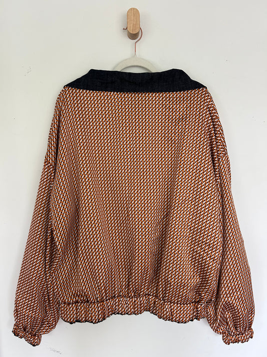 Reversible Upcycled Jacket - Cozy, Oversized & Handmade in San Diego
