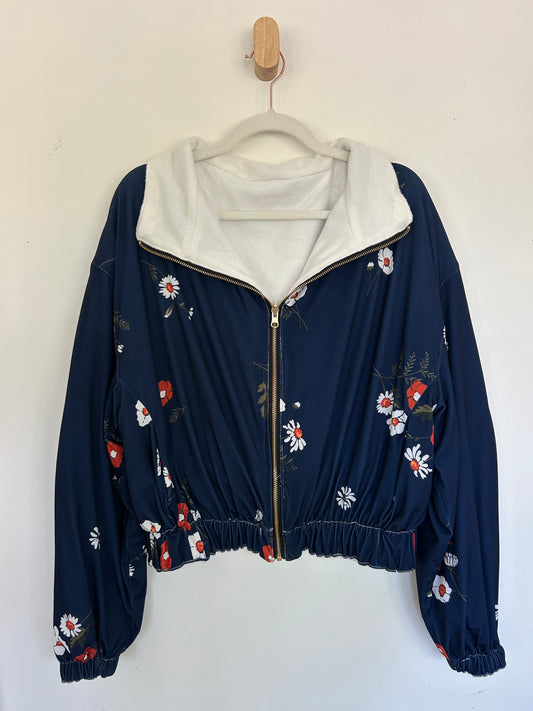 Reversible Upcycled Jacket - Cozy, Oversized & Handmade in San Diego