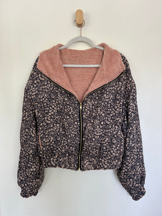 Reversible Upcycled Jacket - Cozy, Oversized & Handmade in San Diego