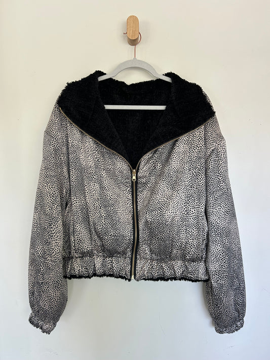 Reversible Upcycled Jacket - Cozy, Oversized & Handmade in San Diego