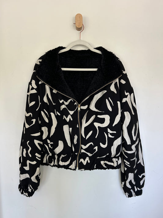 Reversible Upcycled Jacket - Cozy, Oversized & Handmade in San Diego