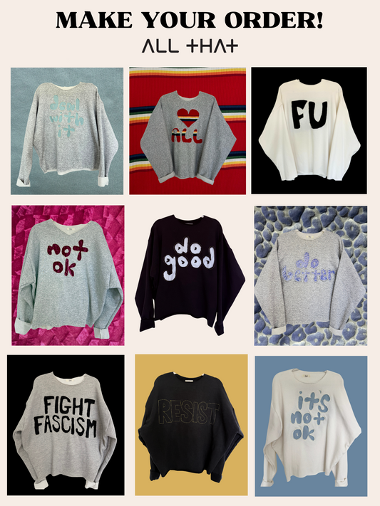 “Passive Protest” Pullover Sweatshirt (Customize Your Own!)