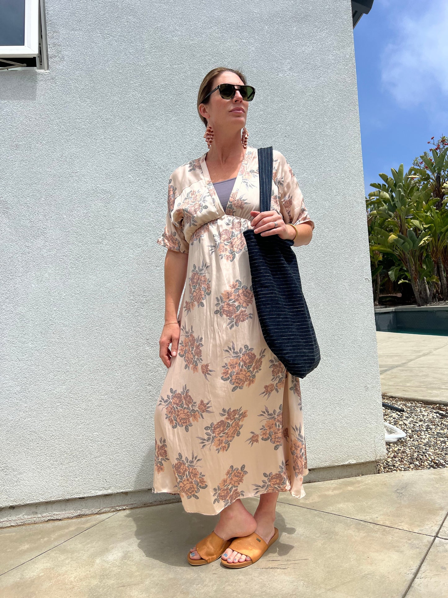 Blush Floral Vivian Maxi