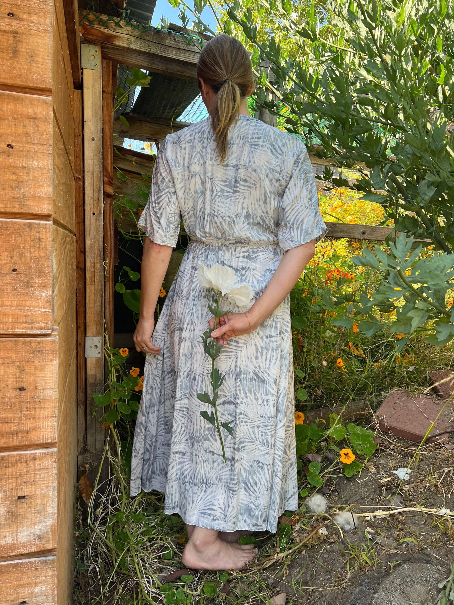 Palm Beach Blue Maxi Dress