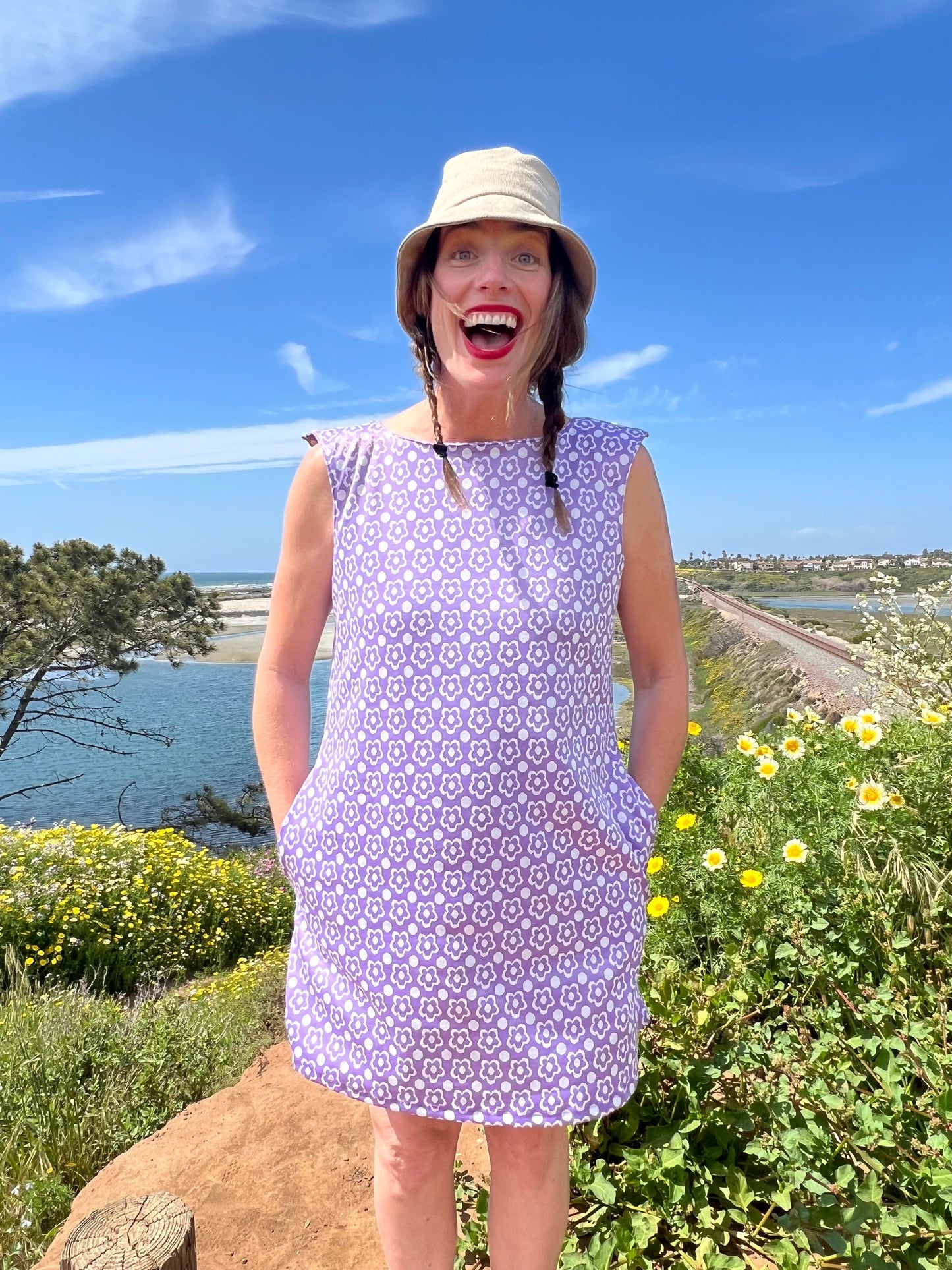 Purple Daisy Kennedy Dress